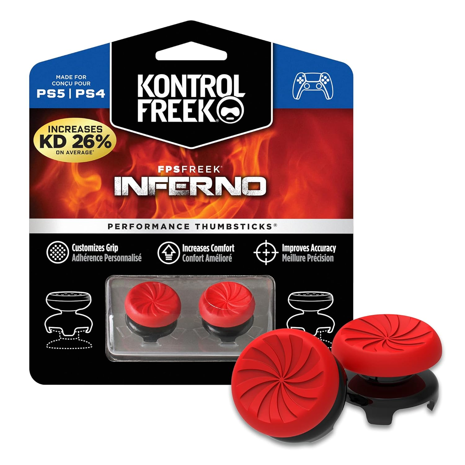 KontrolFreek FPS Freek Inferno for PlayStation 4 KontrolFreek FPS Freek Inferno for PlayStation 4